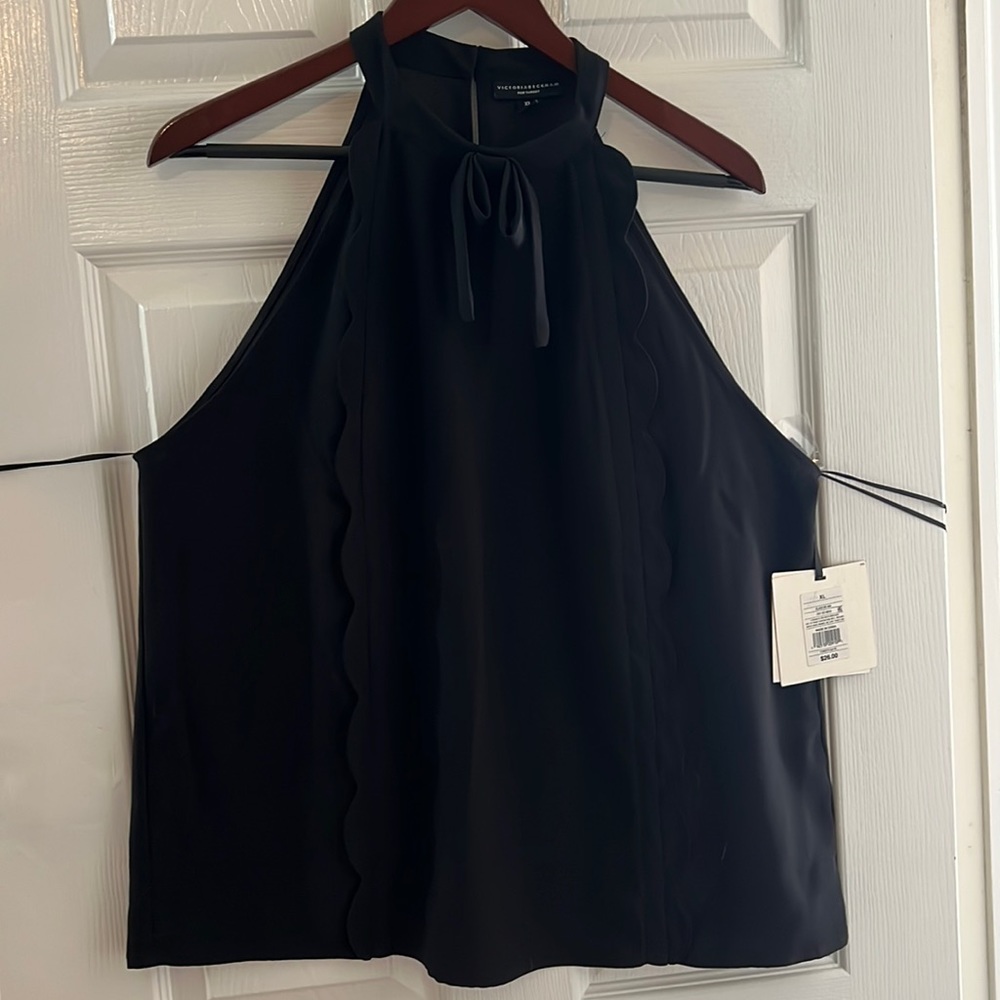 Black Halter Top